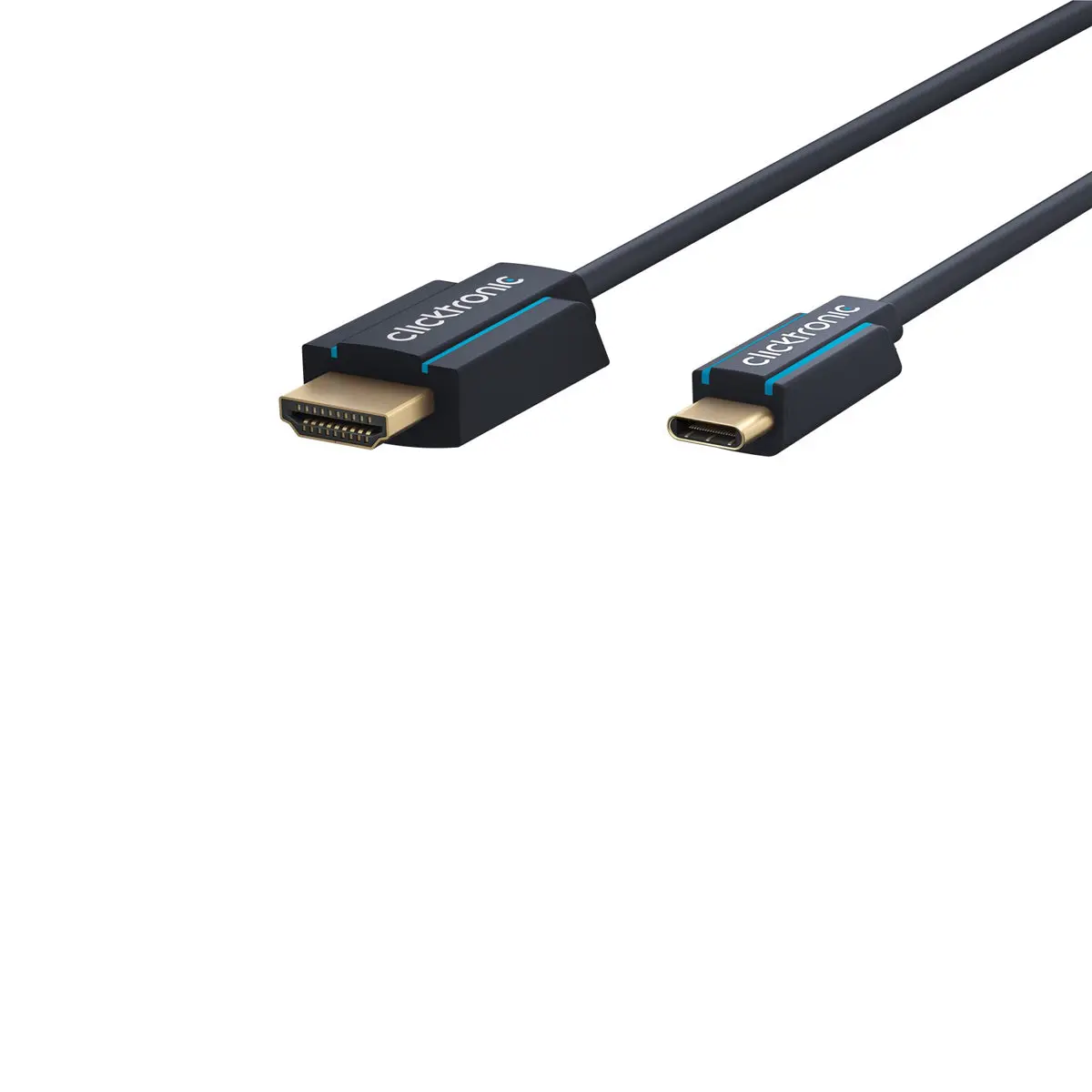 Clicktronic Usb-C To Hdmi Adapter Cable 3M (Black) 1