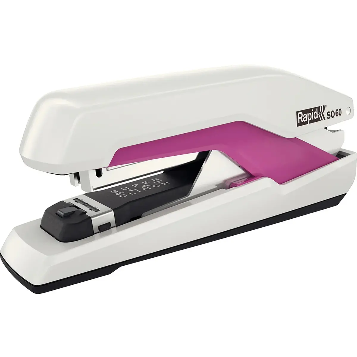 Rapid So60 Omnipress Stapler Full Strip 60 Sheet White Pink 1