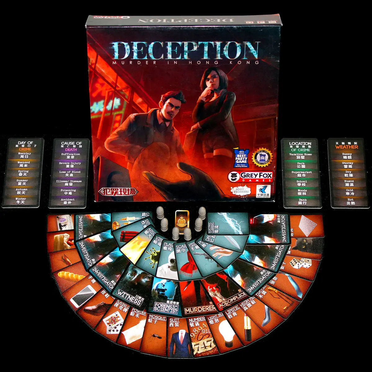 Grey Fox Games Deception Murder In Hong Kong Game 2