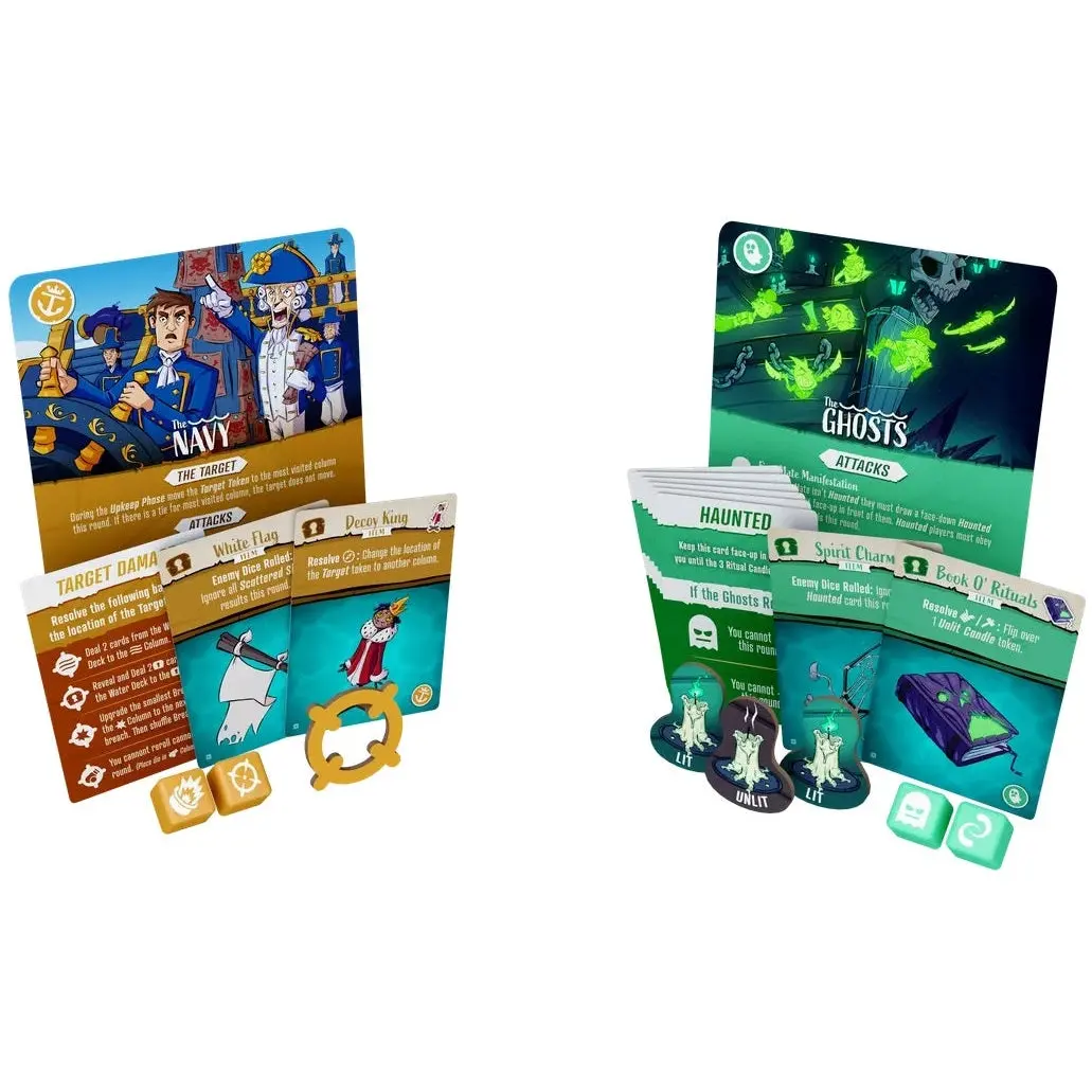 Lucky Duck Games We're Sinking! Swords & Souls Expansion Game 1