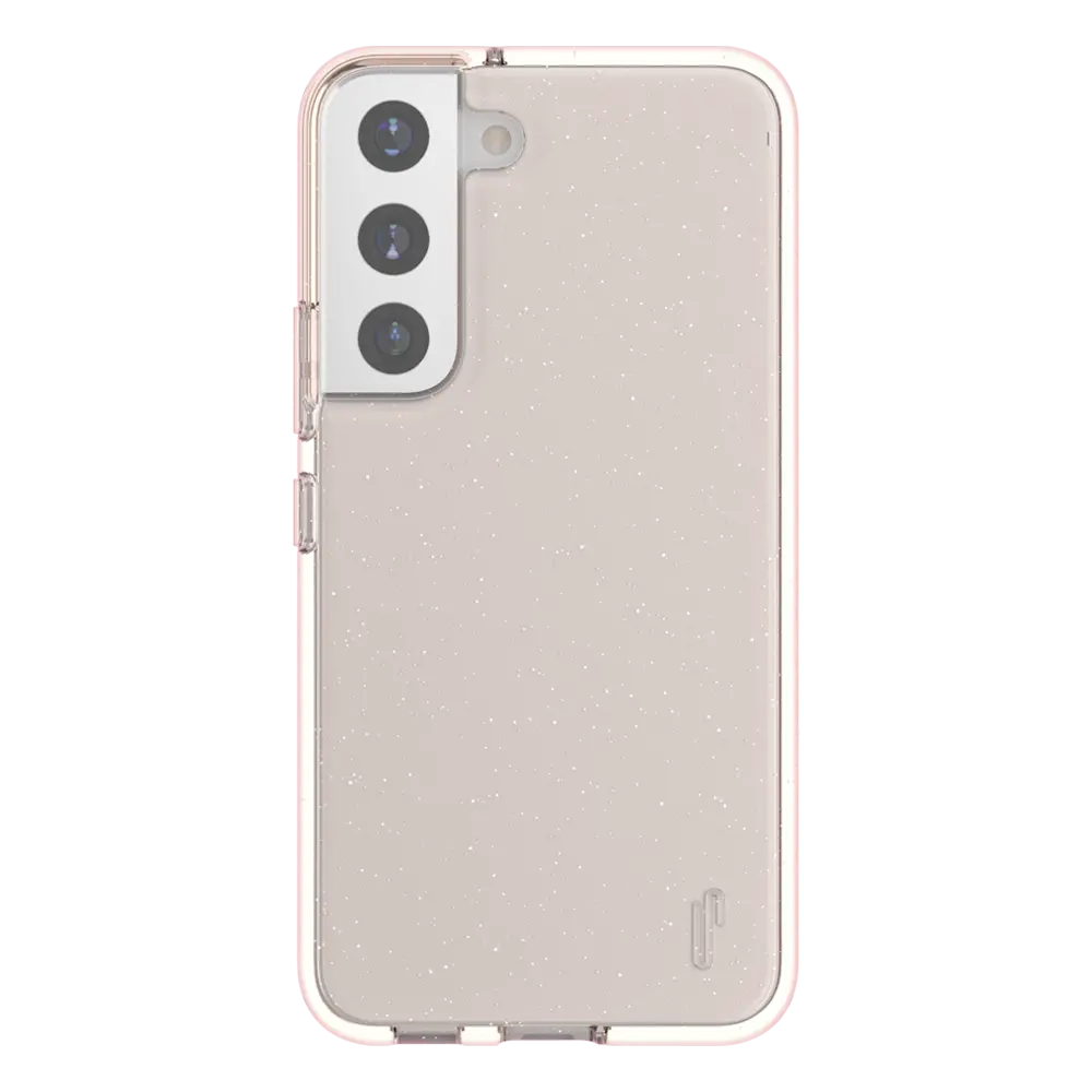 Ugly Rubber Samsung S22 Plus Vogue Glitter Infused Armor Case (Rose Gold) 1