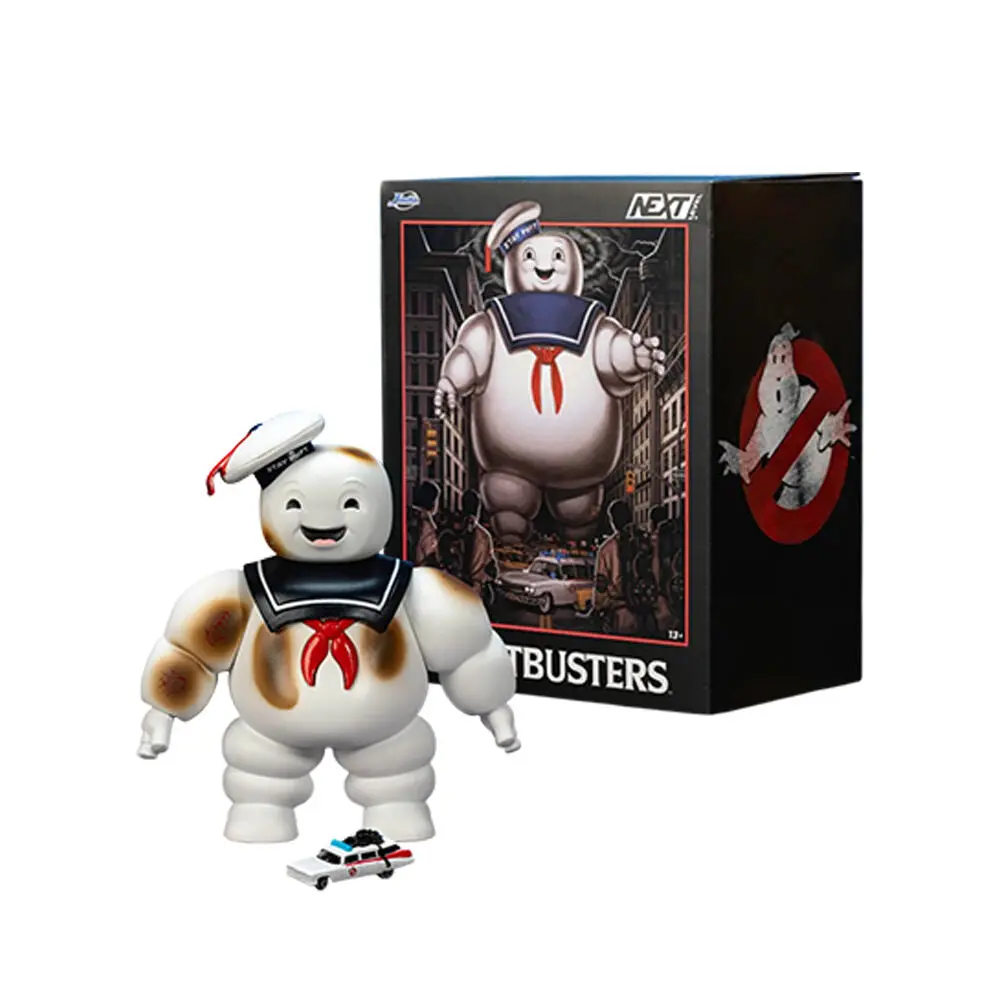 Jada Ghostbusters Stay Puft Marshmallow Man 6" With Ecto-1 Next Level Nano Set 1