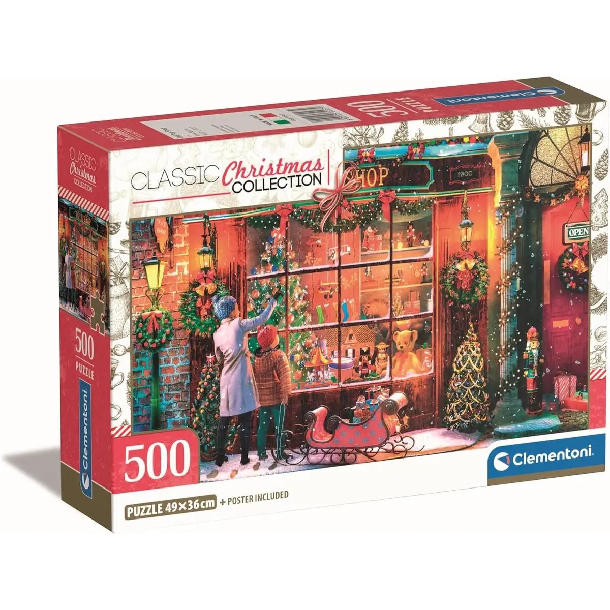 Clementoni 500-Pieces Old Toy Shop Puzzle (Compact) 1