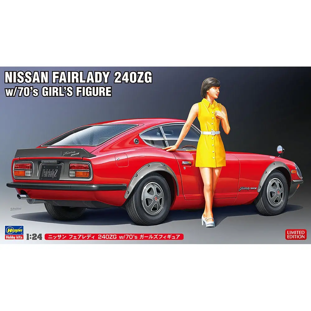 Hasegawa 1/24 Nissan Fairlady 240Zg With 70S Girls Figure 2