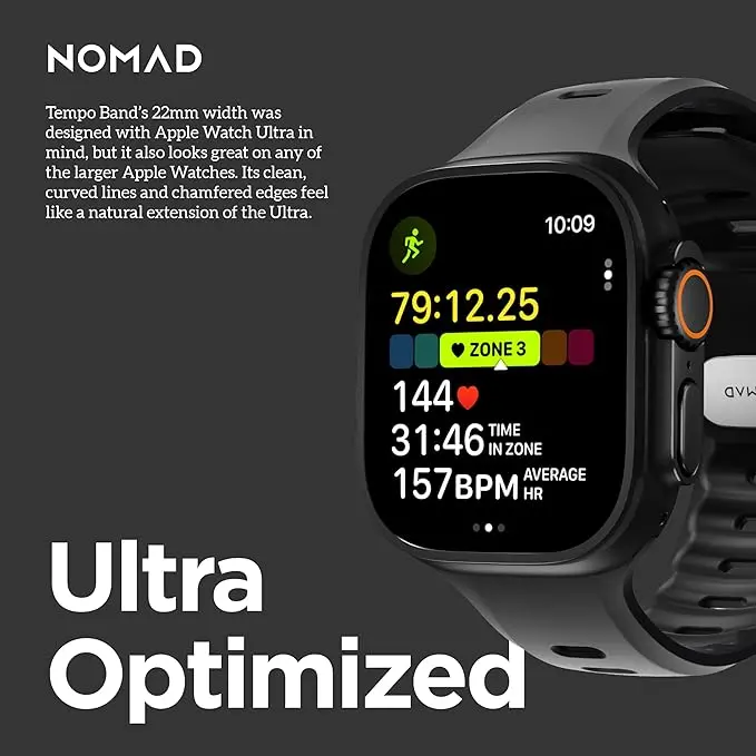 Nomad Tempo Band Apple Watch 40-42Mm (Black) 2