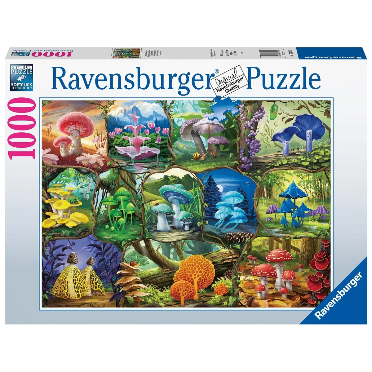 Ravensburger 1000Pc Beautiful Mushrooms Puzzle 1
