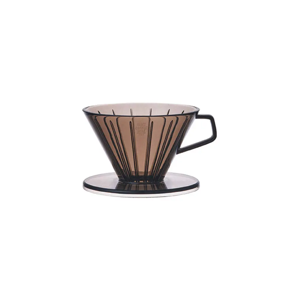 Kinto Scs Resin 4-Cup Pourover Coffee Brewer Maker 13Cm With Handle Clear Grey 1