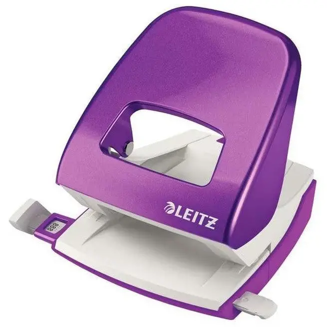 Leitz Nexxt Series Wow Metal 2 Hole Punch Purple 1