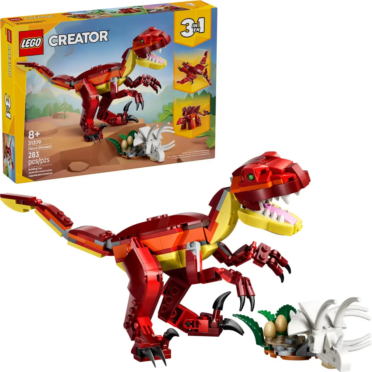 Lego 31379 Fierce Dinosaur - Creator 3-In-1 1