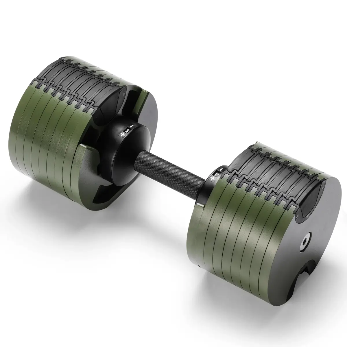 Powertrain Eon Dial Up 36Kg Adjustable Dumbbell - Green 1