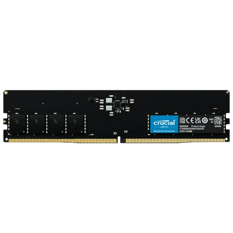 Crucial 32Gb (1X32gb) Ct32g48c40u5 4800Mhz Cl40 Udimm Ddr5 Ram 1
