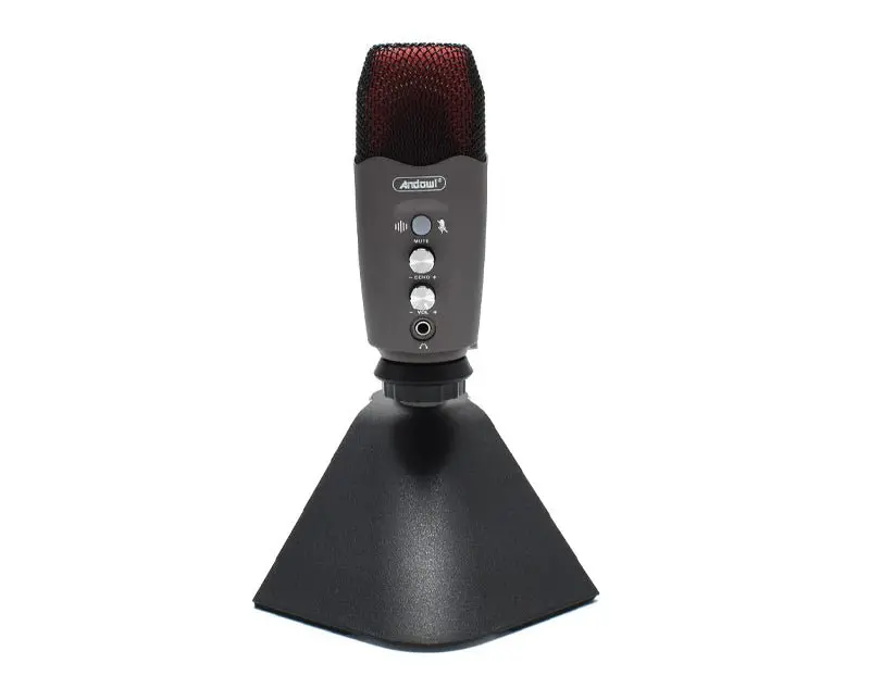 Andowl Professional Condenser Microphone Podcast Usb Stand 1