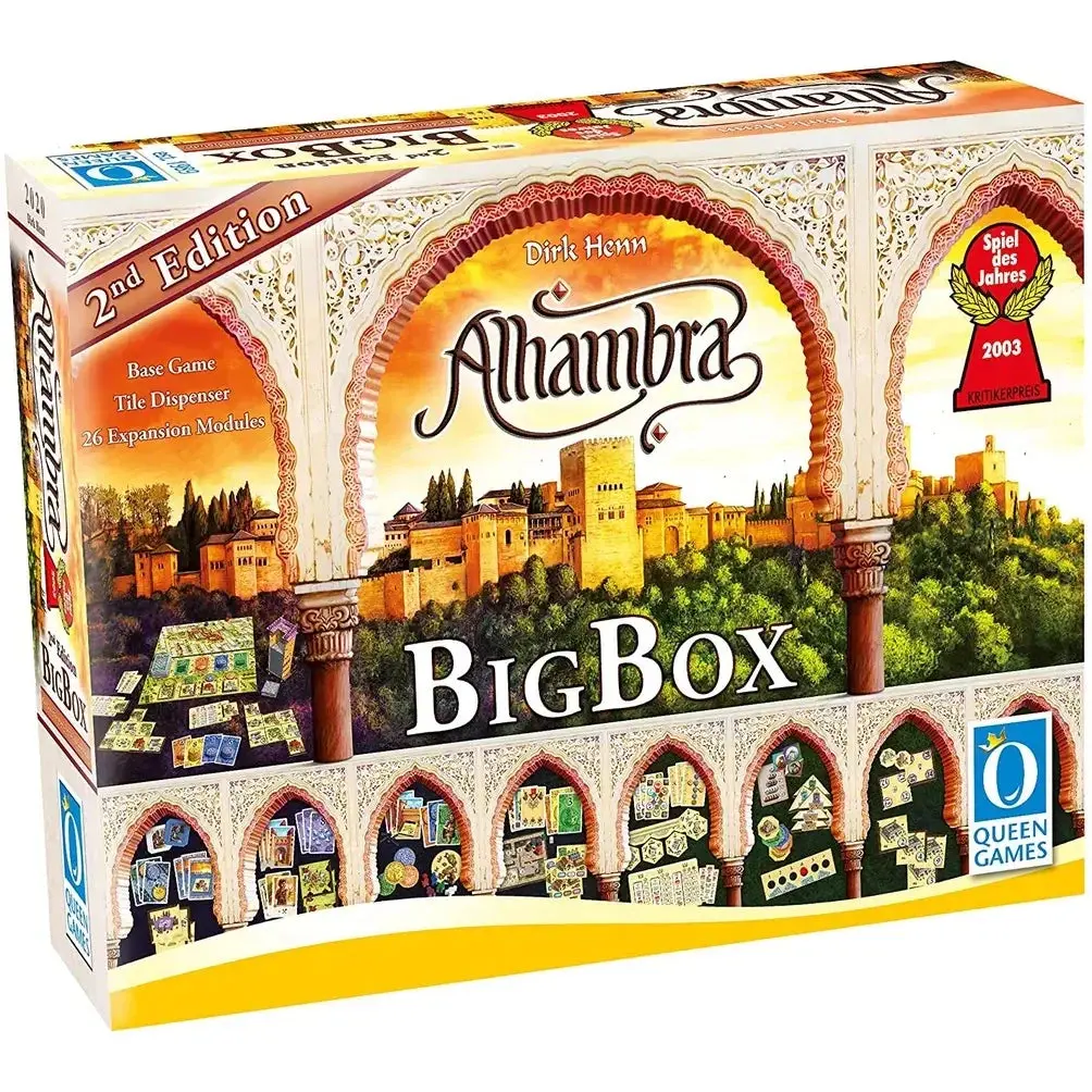 Queen Games Alhambra 2Nd Edition Big Box Tabletop Strategy Game 1