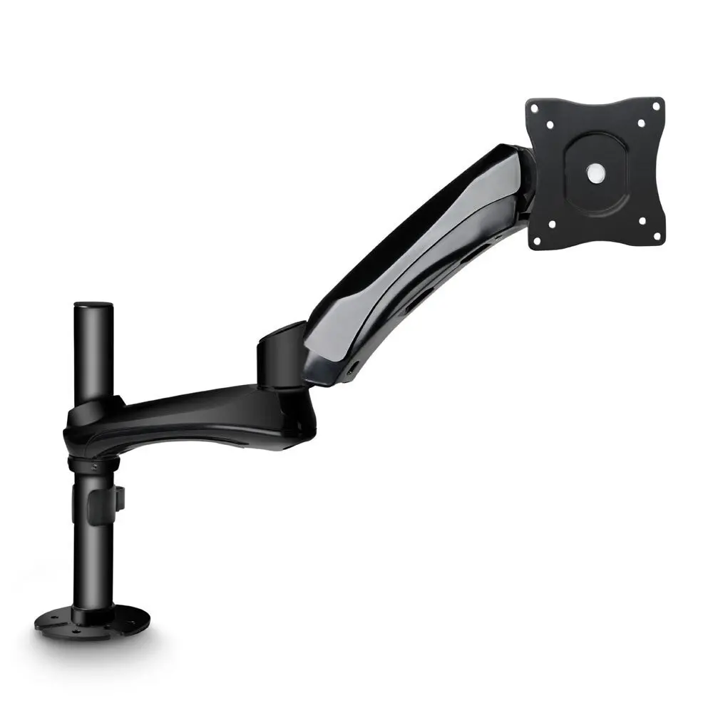 Gravity Sa6131b Steel Mount Tabletop Swivel Arm Holder For 13-27" Monitor (Black) 1