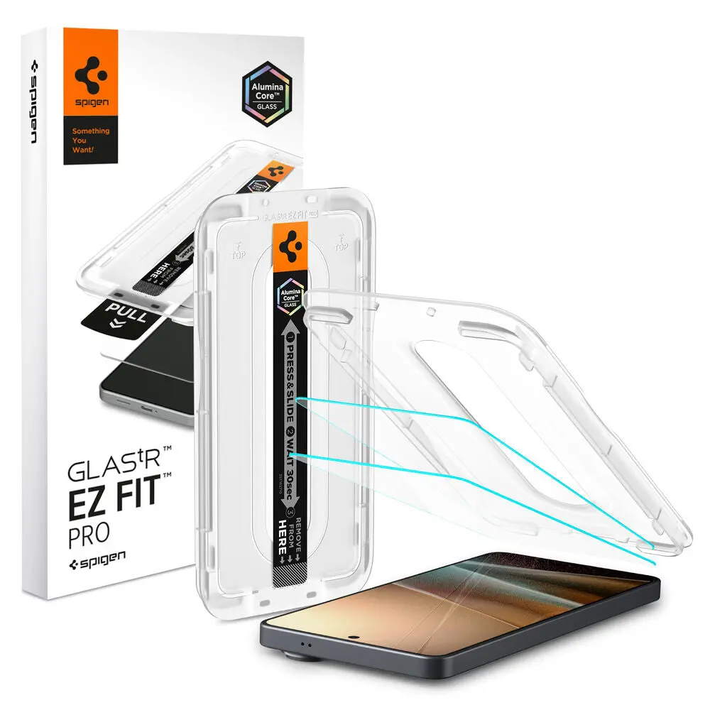 Spigen Galaxy S26 Glas.Tr Ez Fit Pro 2Pcs Screen Protector (Clear) 1