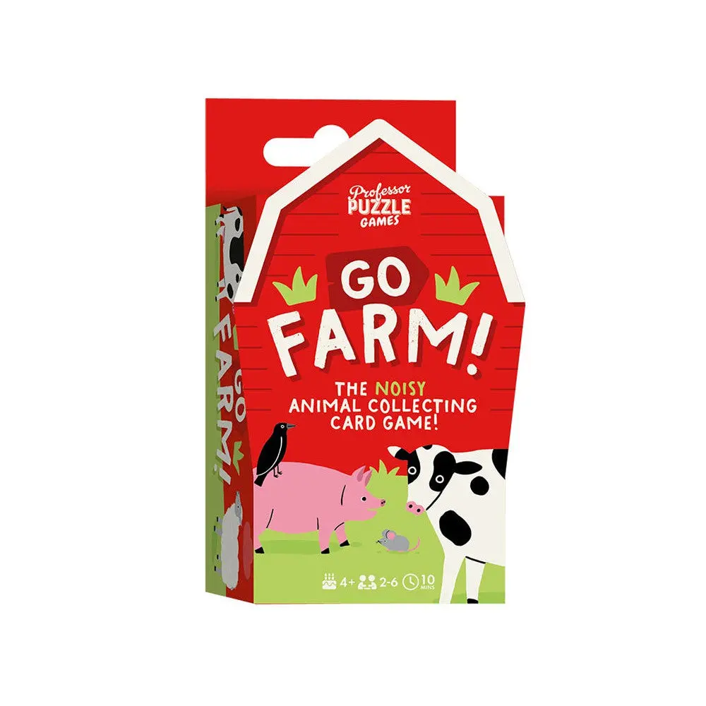 Professor Puzzle Go Farm! Card Game 1