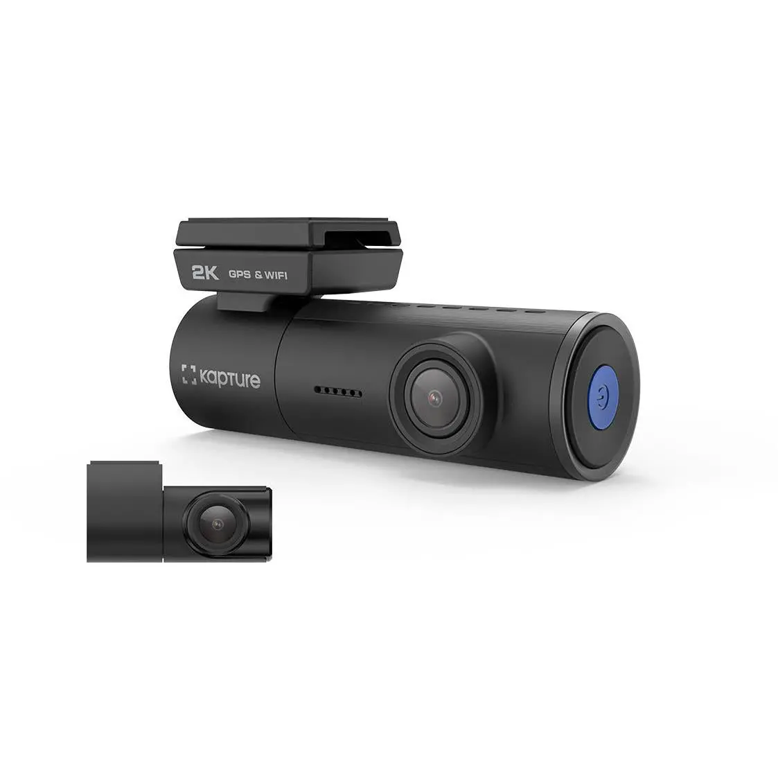 Kapture Kpt-2200 2K Front & Fhd Rear Dash Camera With Wi-Fi/Gps Logger 1