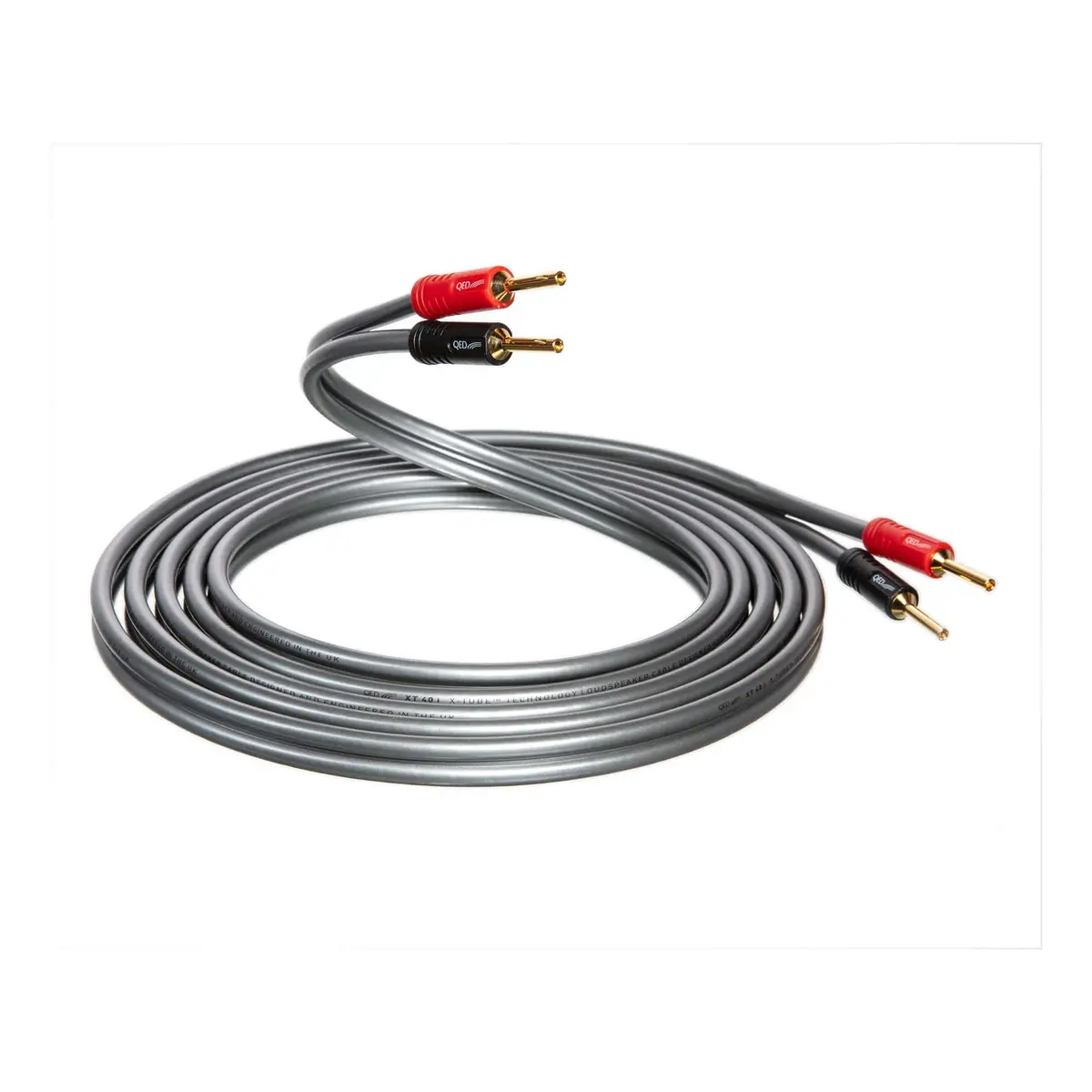 Qed Xt40i Speaker Cable Banana To Banana 5.0M 1