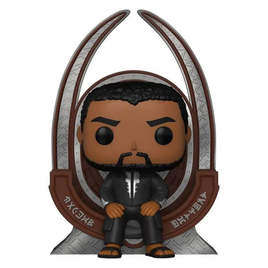 Black Panther (2018) - T’Challa On Throne Pop! Deluxe 1