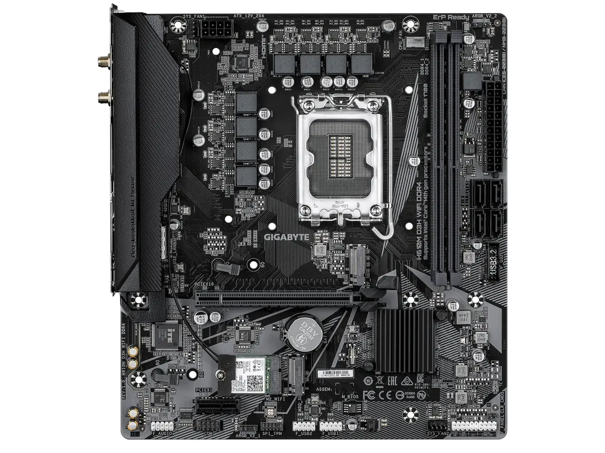 Gigabyte H610m D3h Wi-Fi 5 Ddr4 Matx Motherboard 1