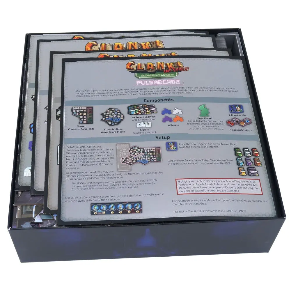 Folded Space Game Inserts Clank! In Space + Expansions 1