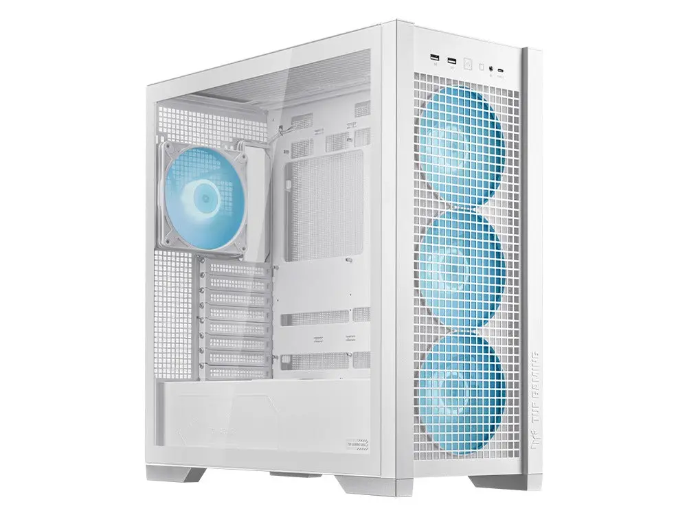 Asus Tuf Gaming Gt302 Argb Mid-Tower Atx Case - White 1