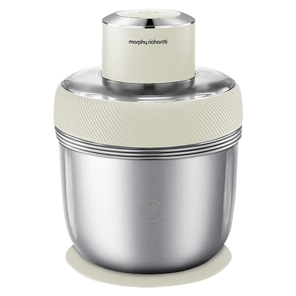 Morphy Richards Stainless Steel Electric Kitchen Cooking Chopper (White) 1