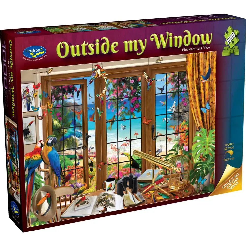 Holdson 1000Pc Outside My Window Birdwatchers Puzzle 1