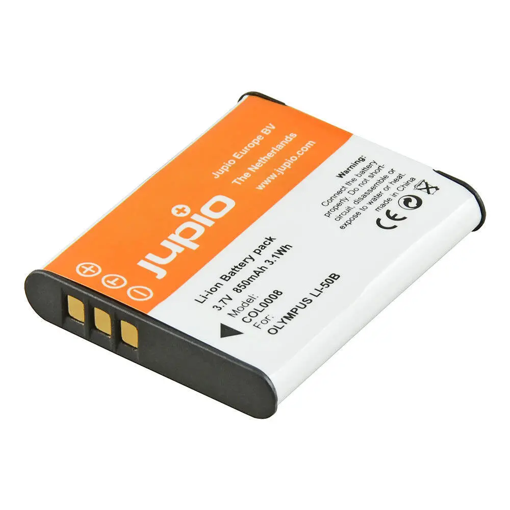 Jupio Li-Ion 3.7V 850Mah Rechargeable Battery For Olympus Li-50B Camera 1
