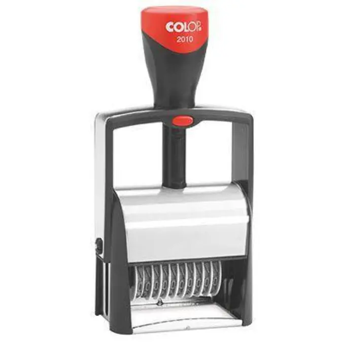 Colop 10 Band Numberer Stamp 5Mm Black 1