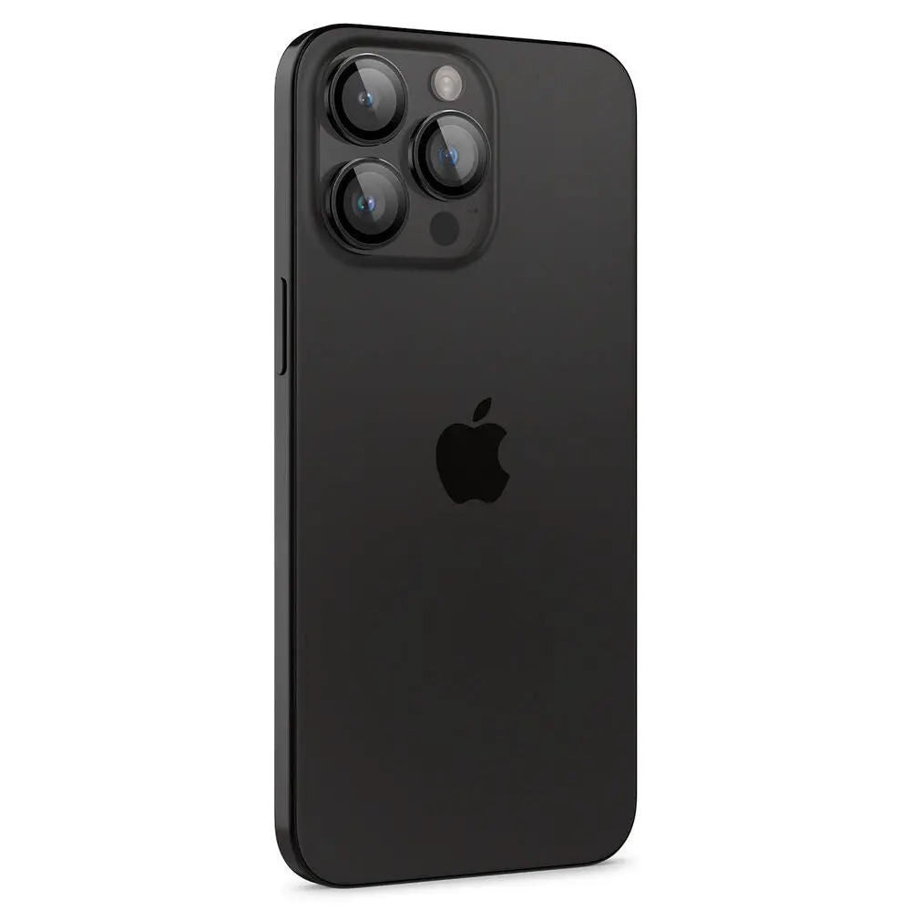 Spigen Apple Iphone 17 Pro Max Ez Fit Glas.Tr Optik Pro 2Pcs Camera Lens Protector - Black 2