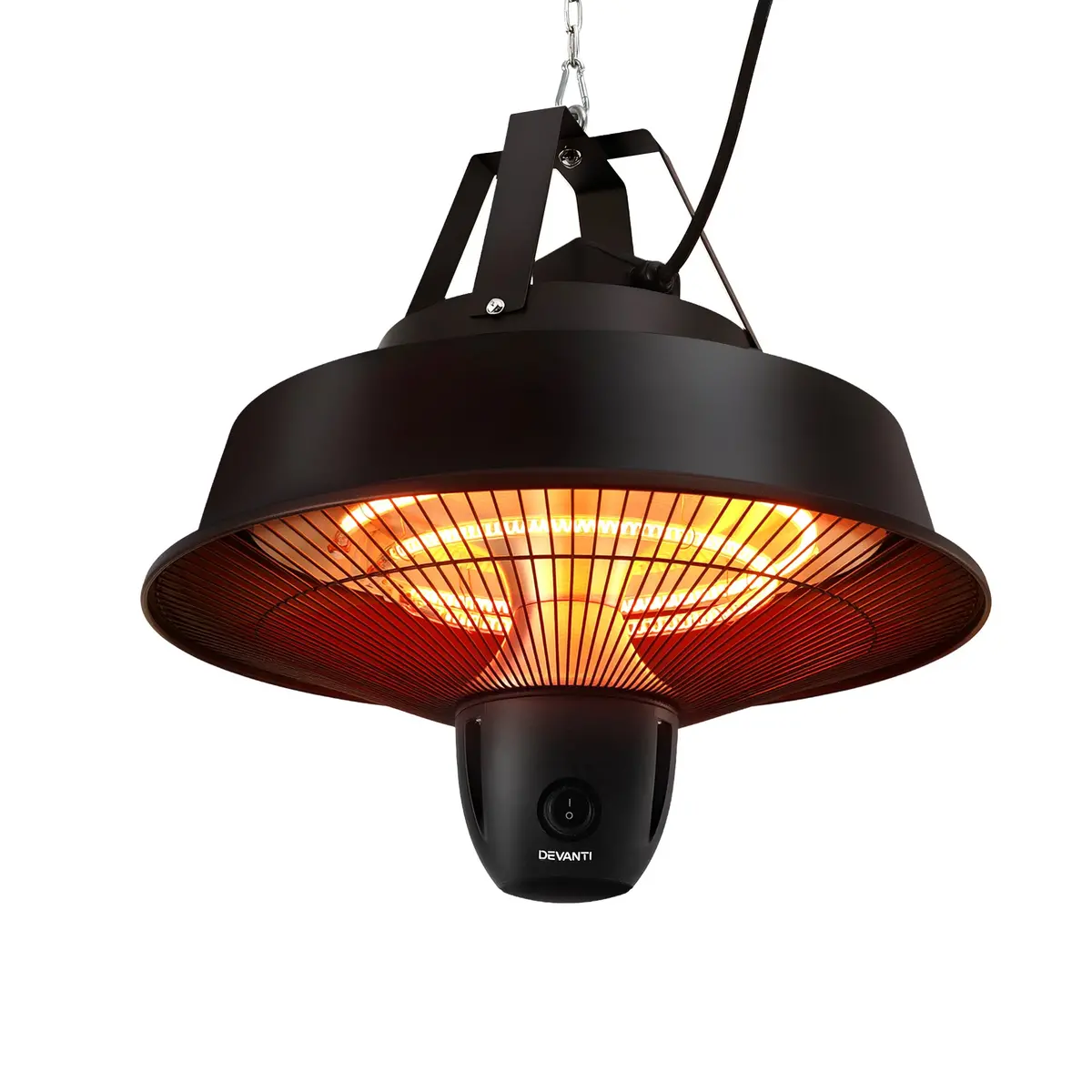 Devanti 2000W Electric Patio Heater Ceiling Mounted Hanging Heaters Remote 1