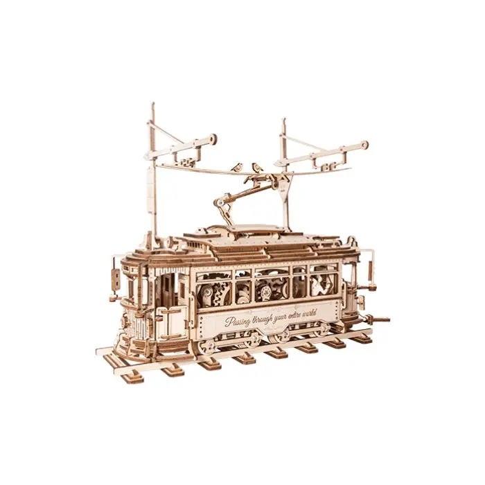 Robotime Mechanical Models Classic City Tram 1