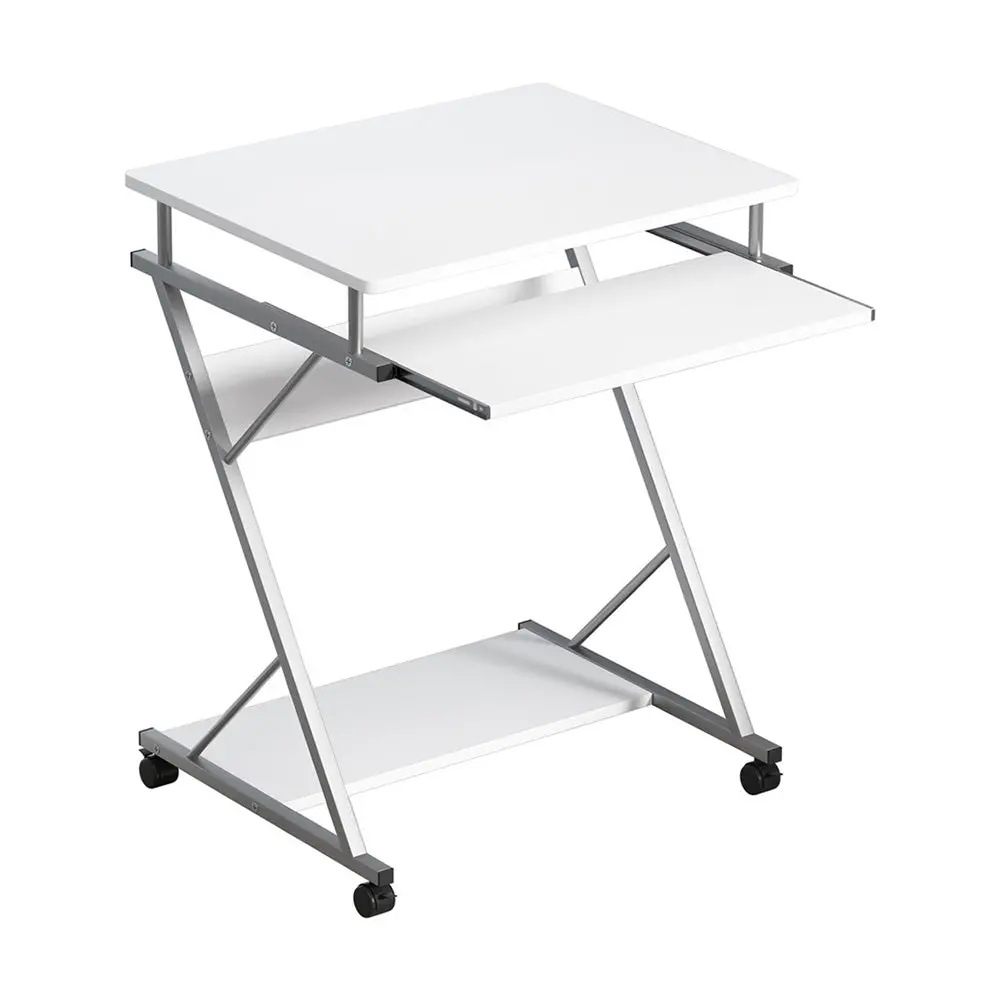 Artiss Computer Desk Keyboard Tray Shelf White 60Cm 1