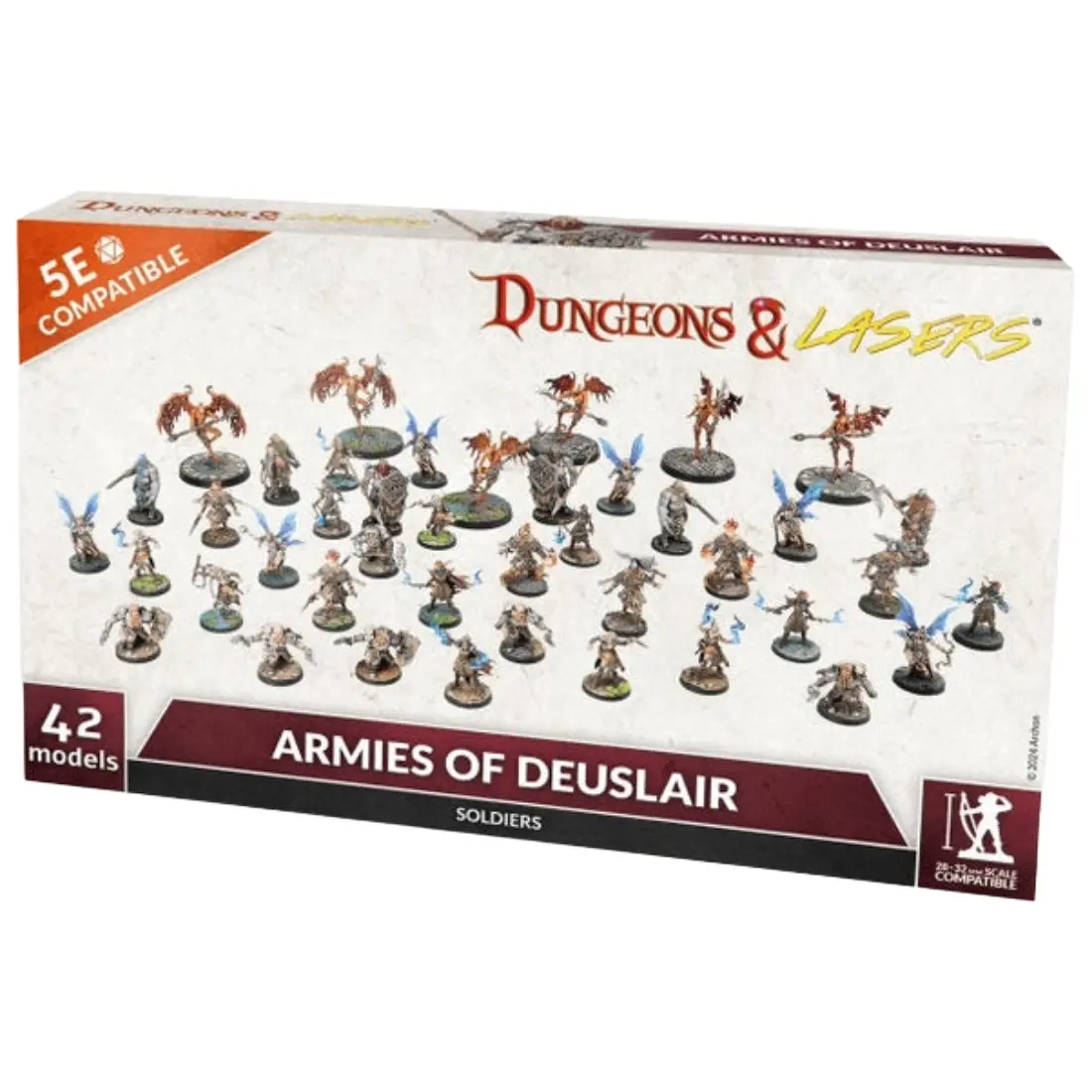 Dungeons & Lasers: Miniatures Armies Of Deuslair 1
