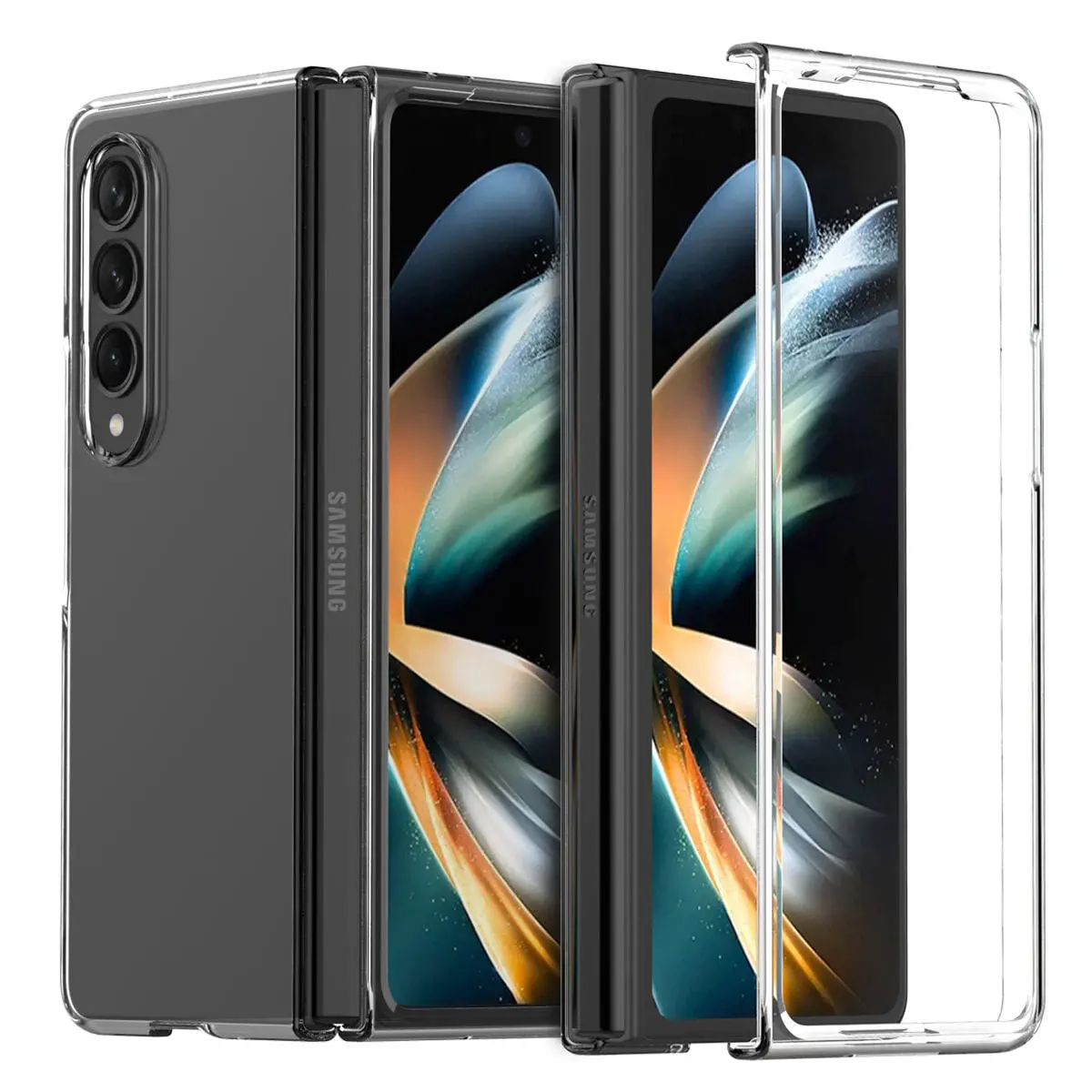 Ishield Crystal Palace Clear Case Samsung Z Fold 4 1
