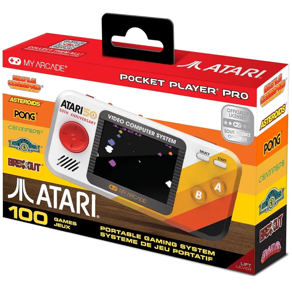 My Arcade Pocket Arcade Player Pro - Atari 100 Games In 1 1
