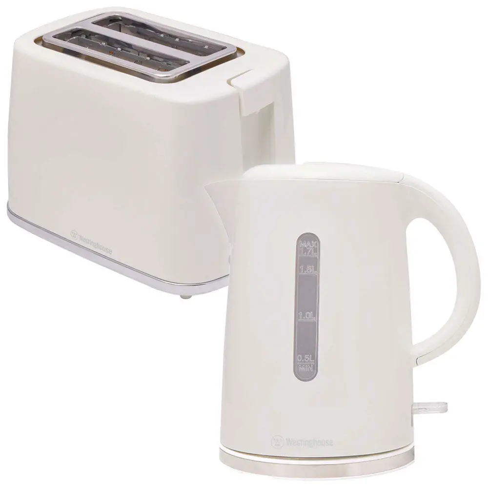 Westinghouse Kettle & Toaster Set - White 1