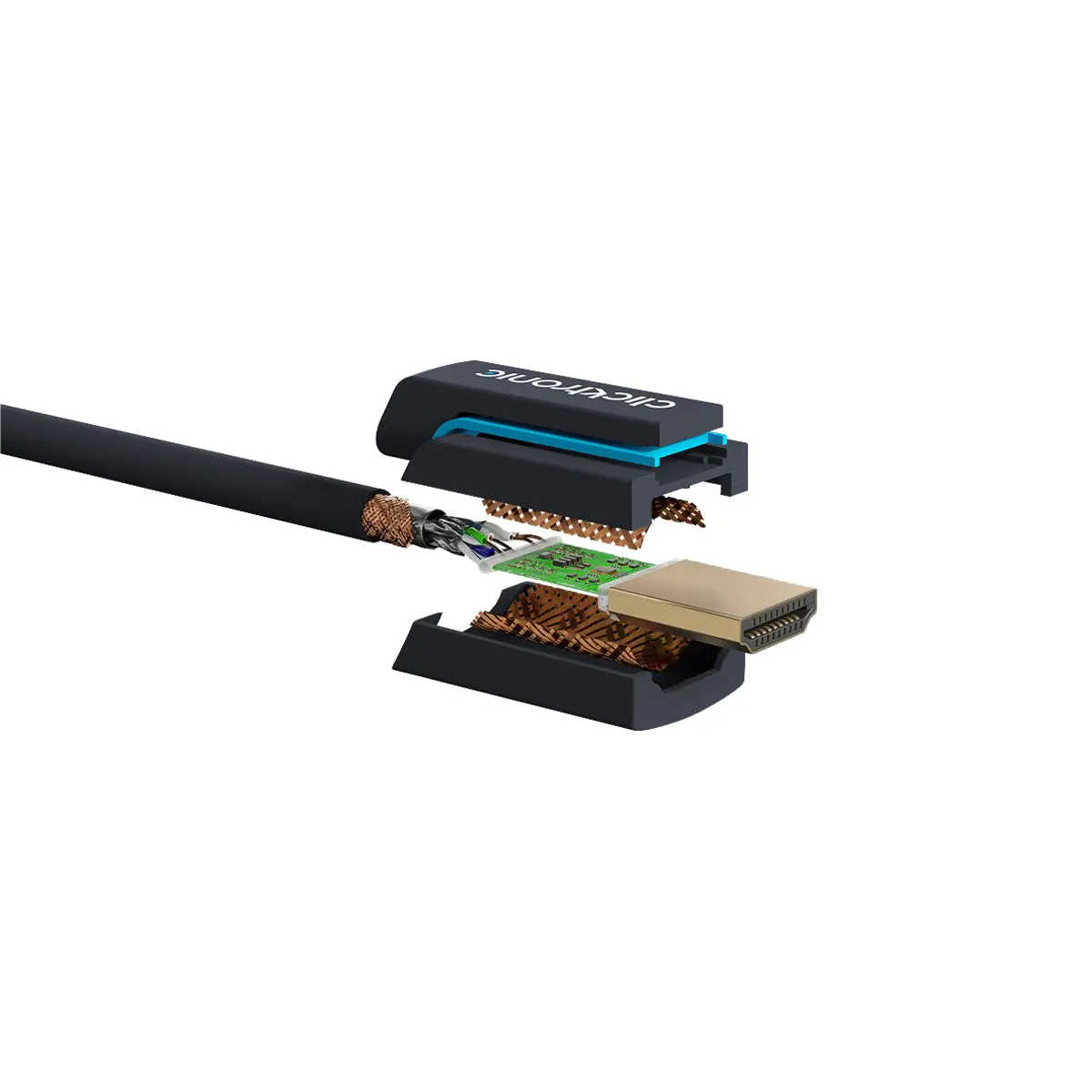 Clicktronic Ultra High Speed 2M Hdmi Cable - Black 2