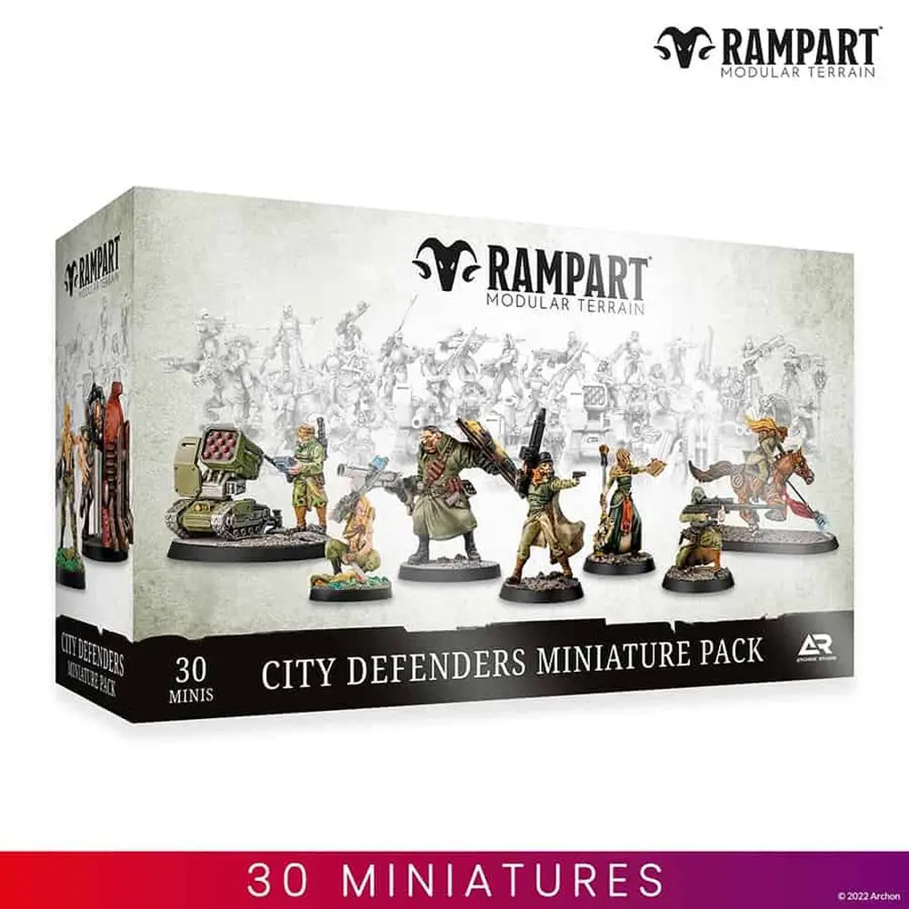 Dungeons & Lasers: Rampart City Defenders Miniature Pack 2