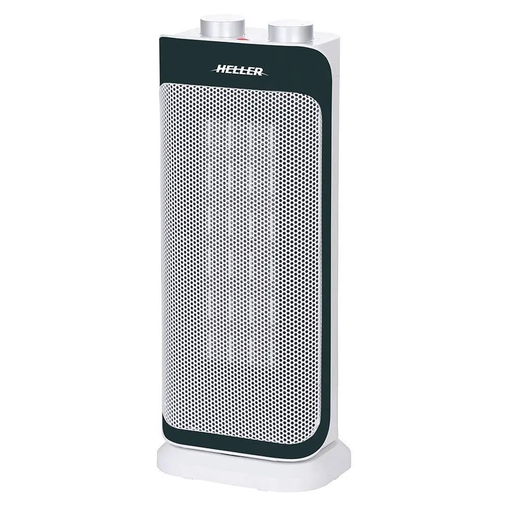 Heller Electric Portable Ceramic Automatic Oscillating Fan Heater 1