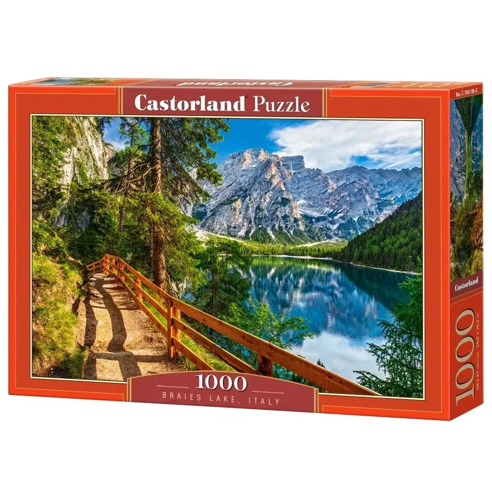 Castorland 1000-Pieces Braies Lake Italy Puzzle 1