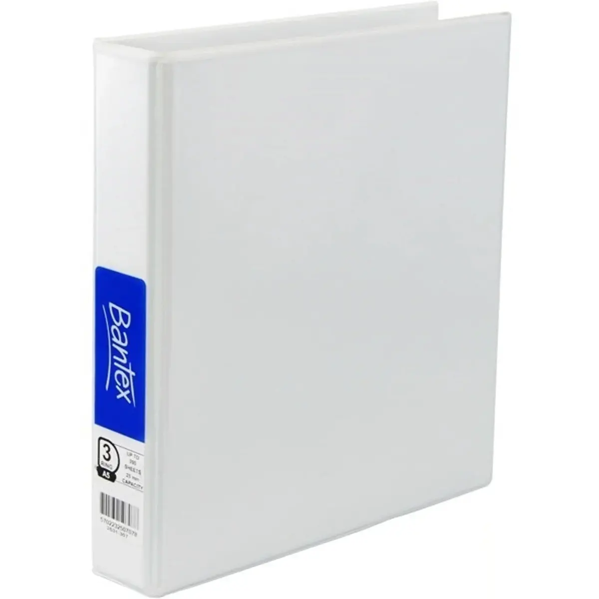 Bantex Insert Ring Binder Folders 3D 25Mm A5 White 25 Pack Box 1