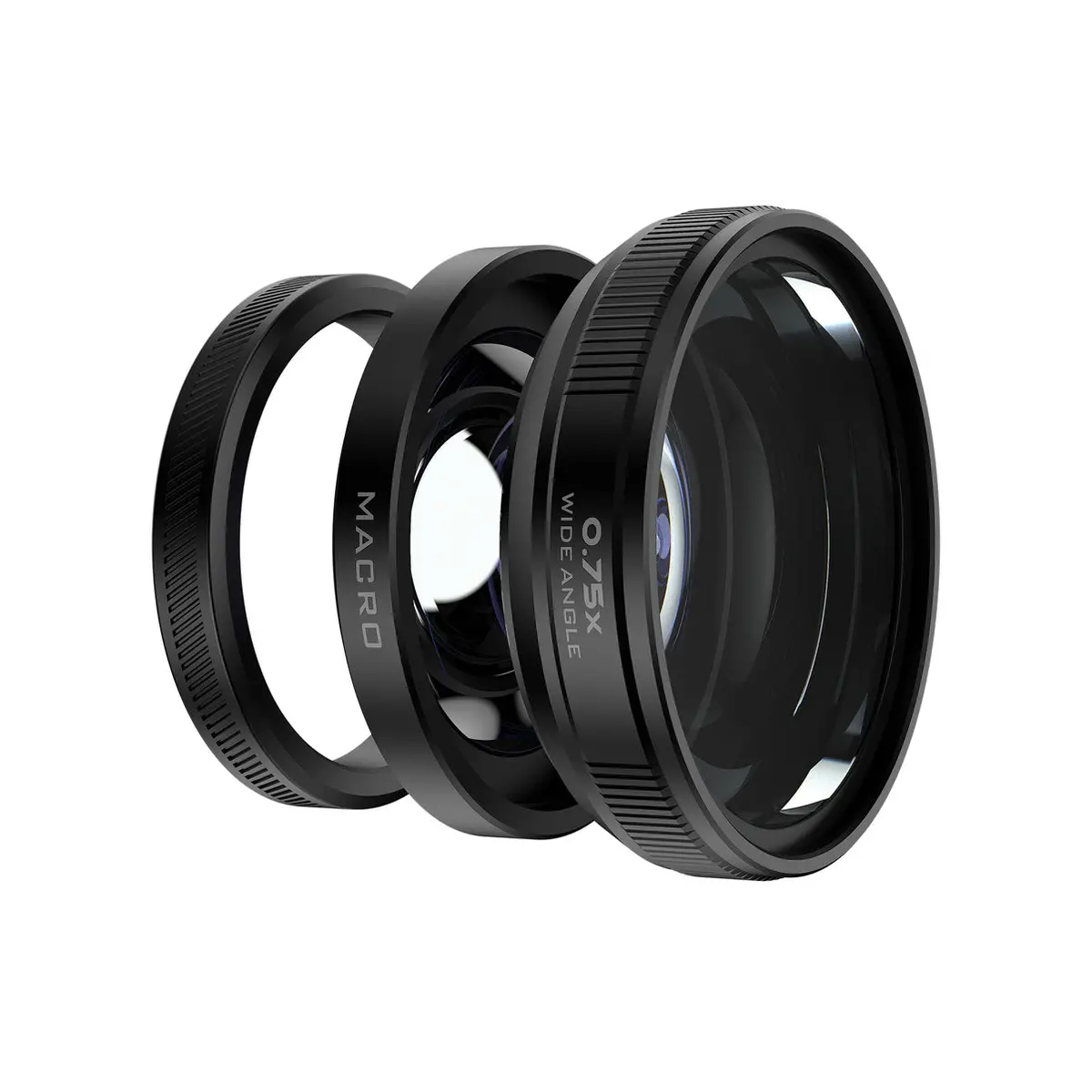 Freewell 2-In-1 Wide Angle & Macro Lens For Fuji X100vi X100v (Black) 1
