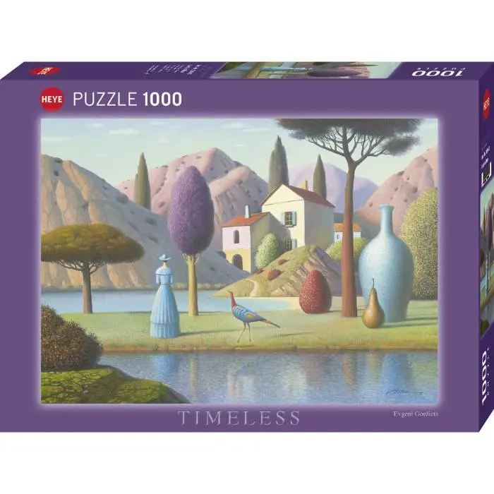 1000Pc Timeless Lady In Blue Puzzle 2