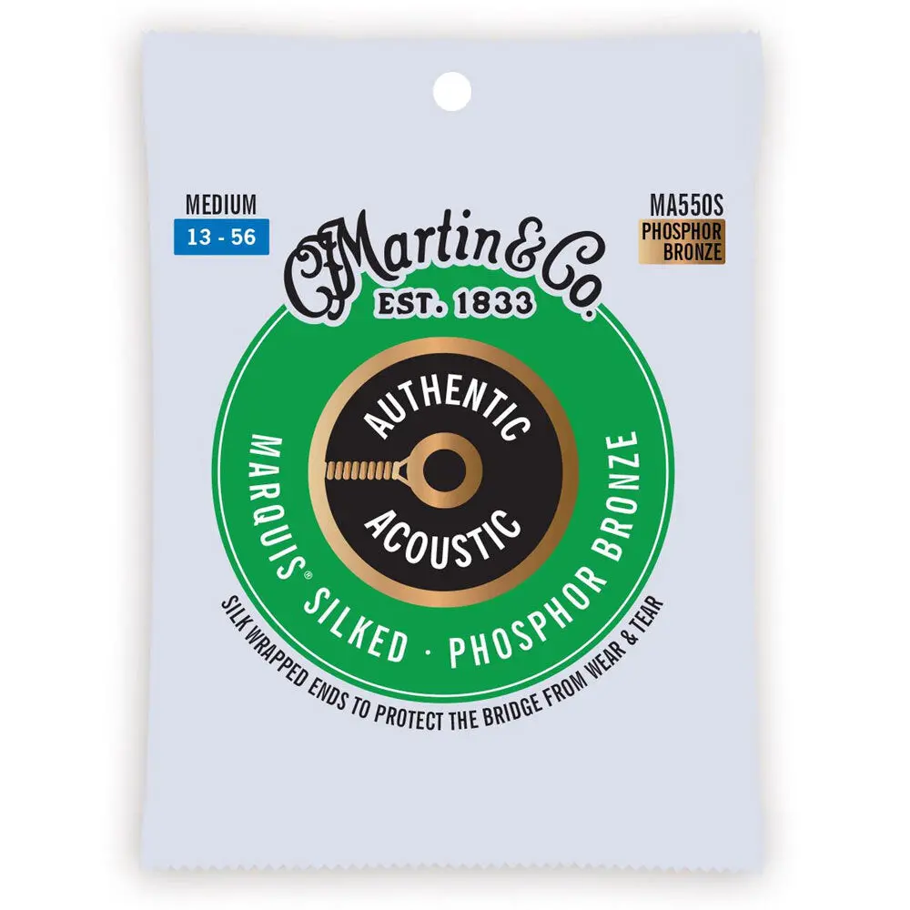 Martin Guitar Ma550s Authentic Silked String 92/8 (Phosphor Bronze) [Medium] 1