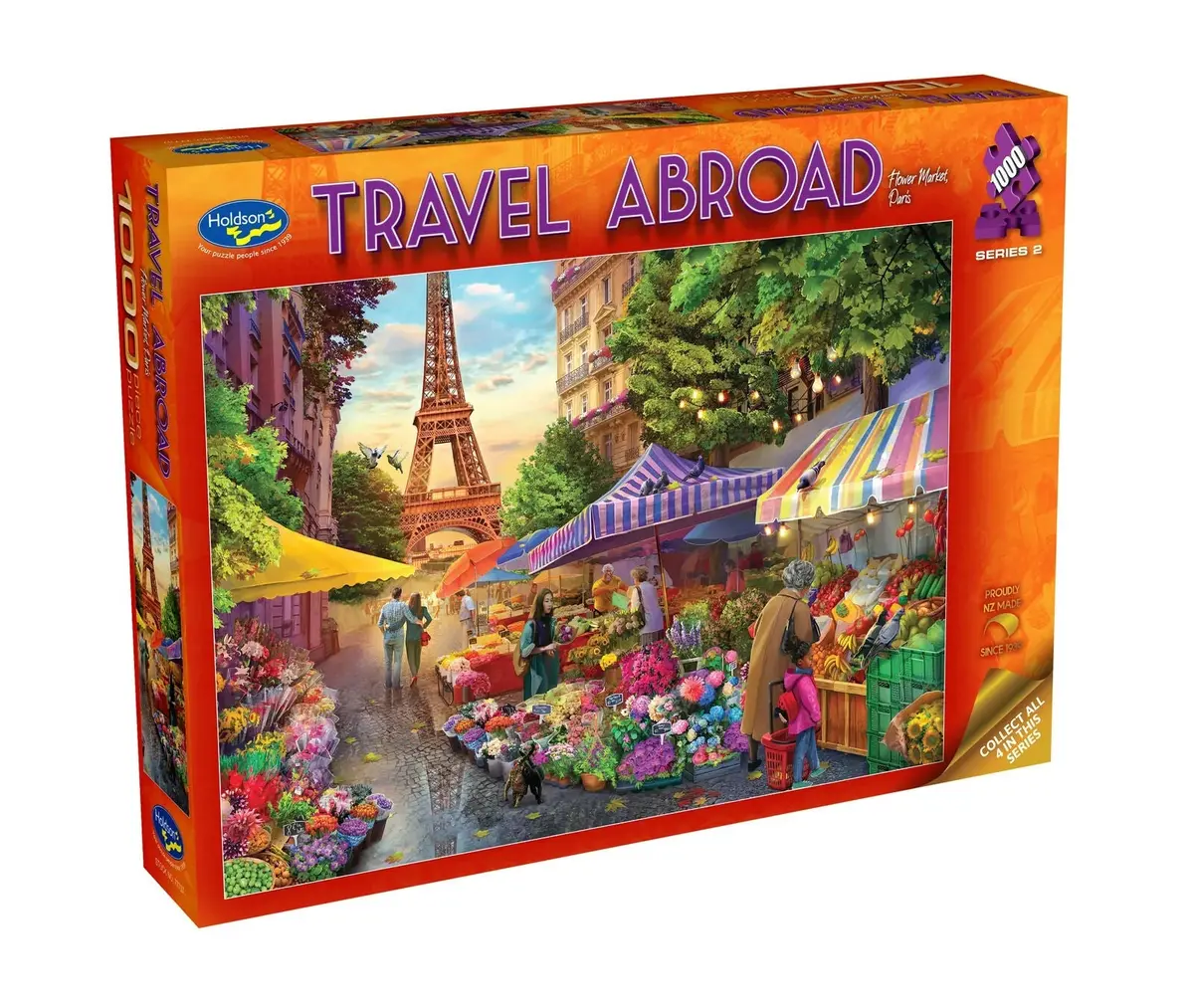 1000Pc Travel Abroad 2: Flower Market Paris 1