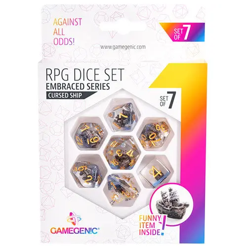 Gamegenic Embraced Series - Cursed Ship - Rpg Dice Set 7Pcs 1