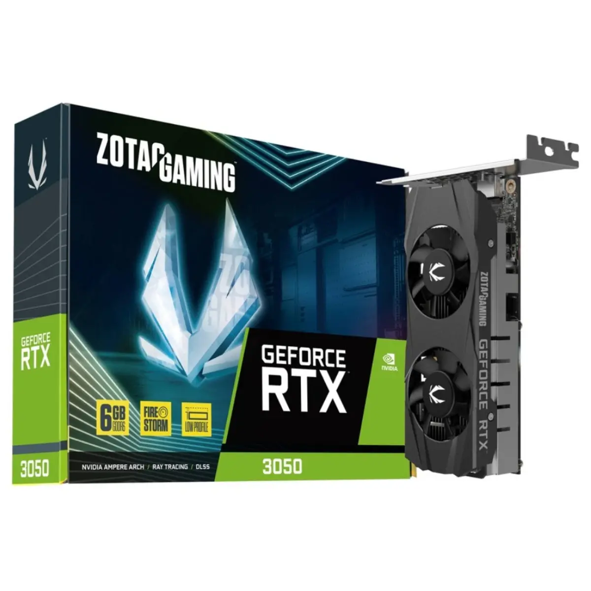 Zotac Gaming Geforce Rtx 3050 6Gb Gddr6 Lp Graphics Card 1