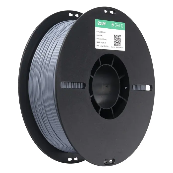 Esun Petg+Hs High Speed 3D Print Filament 1.75Mm 1Kg - Grey 1